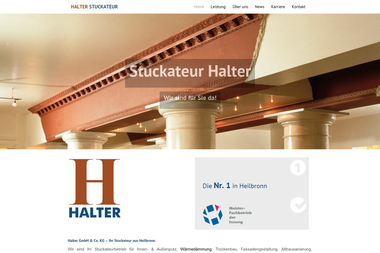 stuckateur-halter.de - Malerbetrieb Heilbronn-Biberach