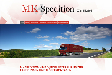 mk-spedition.de - Umzugsunternehmen Karlsruhe-Mühlburg