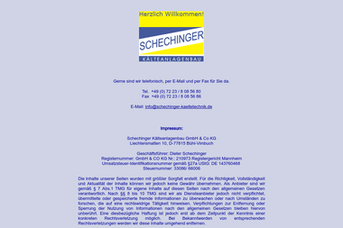 schechinger-kaeltetechnik.de - Klimaanlagenbauer Bühl-Vimbuch