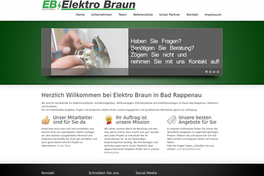 elektro-braun-gmbh.de - Elektriker Bad Rappenau