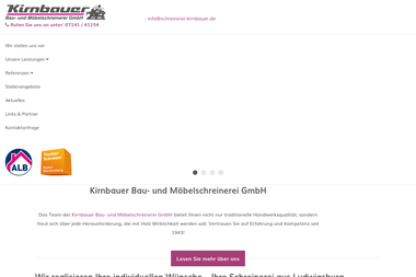 schreinerei-kirnbauer.de - Tischler Ludwigsburg-Pflugfelden