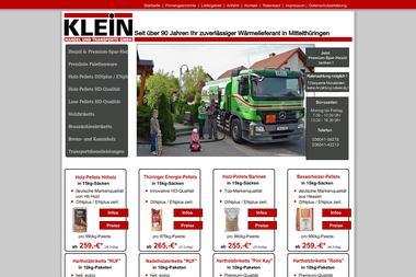 Klein Handel und Transporte GmbH - Hackschnitzel Herbsleben