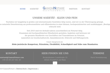 gamonnotare.com - Notar Frankfurt
