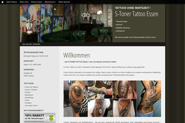 s-toner-tattoo.de - Tätowierer Essen