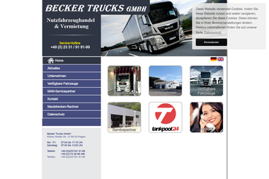 becker-rent-a-truck.de - Autoverleih Wuppertal