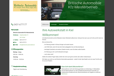 britische-automobile.de - Autowerkstatt Kiel