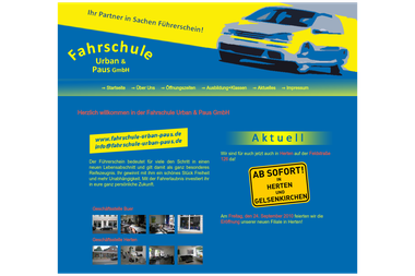 fahrschule-urban-paus.de - Fahrschule Gelsenkirchen