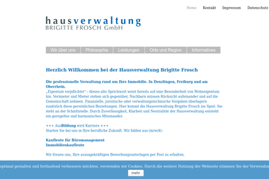 hausverwaltungfrosch.de -  Freiburg