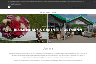 blumenhaus-ortmann.de - Blumengeschäft Sanitz