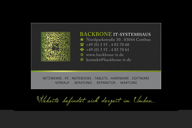 backbone-it.de - Computerservice Cottbus-Schmellwitz