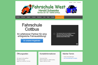 fs-west.de - Fahrschule Cottbus-Ströbitz