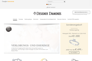 designer-diamonds.de - Juwelier Augsburg-Innenstadt
