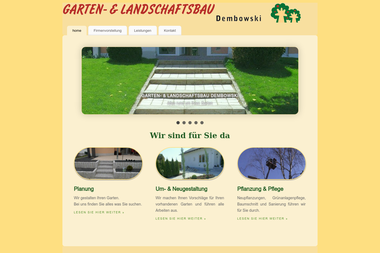 gartenbau-dembowski.de - Landschaftsgärtner Geisenfeld