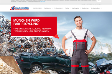 kauschinger-recycling.de - Reinigungsdienst München-Freimann