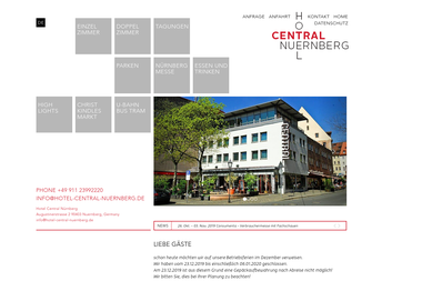 hotel-central-nuernberg.de - Catering Services Nürnberg-Sebald