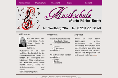 musikschule-pforzheim.net -  Pforzheim-Eutingen