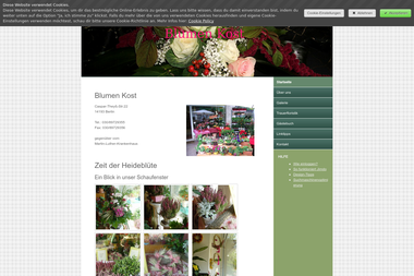 blumen-kost.jimdo.com - Blumengeschäft Berlin