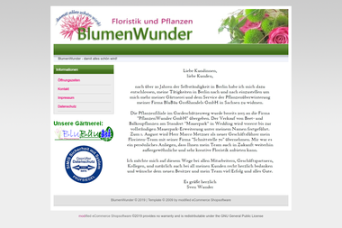 blumenwunder.com - Blumengeschäft Berlin
