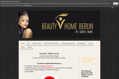 beautyhome-berlin.de - Kosmetikerin Berlin