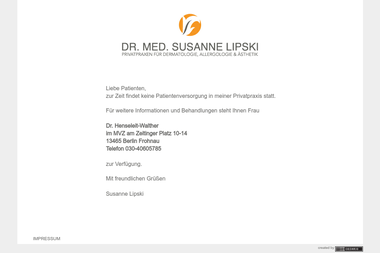 hautarzt-privatpraxen-berlin.de - Dermatologie Berlin