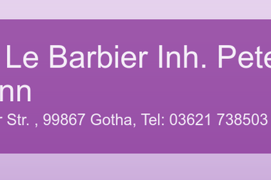le-barbier.com - Barbier Gotha-Mitte