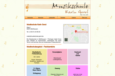 musikschule-gorol.de - Musikschule Mühlhausen
