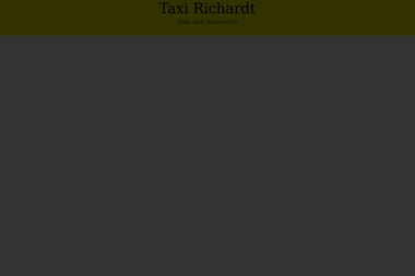 taxi-richardt.de -  Mühlhausen