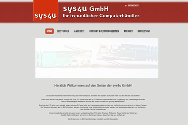 sys4u.de - Computerservice Nordhausen-Bielen