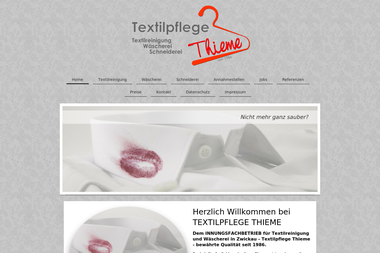 textilpflege-thieme.de - Chemische Reinigung Zwickau-Brand