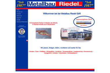 metallbau-riedel.eu - Schlosser Stendal