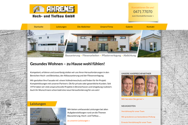ahrens-gmbh.de - Bausanierung Bremerhaven