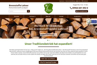 Brennstoffhandel Lehner - Brennholzhandel Ascha