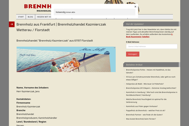 Brennholzhandel Kazmierczak  - Brennholzhandel Florstadt