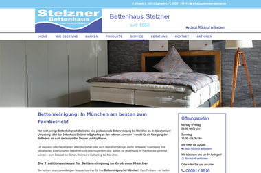 bettenhaus-stelzner.de/service/bettenreinigung - Schneiderei Kirchseeon