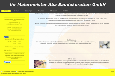 malermeister-aba.de - Renovierung Biebesheim Am Rhein
