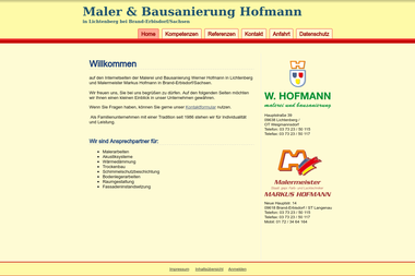 maler-bausanierung-hofmann.de - Bausanierung Brand-Erbisdorf