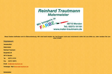 maler-trautmann.de - Renovierung Menden (Sauerland)