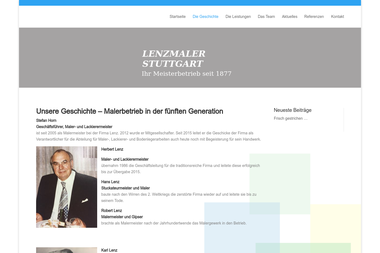 lenzmaler.de/die-geschichte - Renovierung Stuttgart
