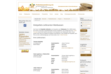 pelletsbestellung.de/pelletslieferanten/Bayern/Tirschenreuth/Waldsassen - Brennholzhandel Forchheim