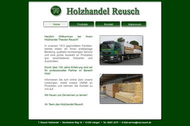 holz-reusch.de - Brennholzhandel Erdfunkstelle Usingen