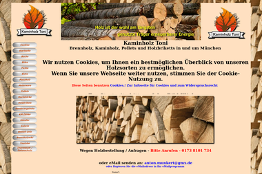 brennholz-toni.de - Brennholzhandel Unterschleißheim