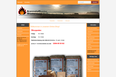 brennstoffkontor-westerwald.de - Brennholzhandel Mainz