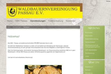 wbv-passau.de/dienstleistungen/holzverkauf.html - Brennholzhandel Salzweg