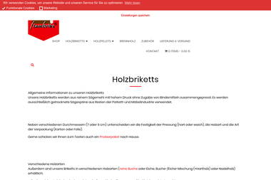 flambriks.de/holzbriketts - Holzbriketts Gollhofen