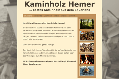 kaminholz-hemer.de - Brennholzhandel 