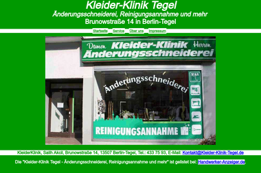 kleider-klinik-tegel.de - Schneiderei 