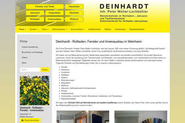 deinhardt-weinheim.de - Fenstermonteur Weinheim