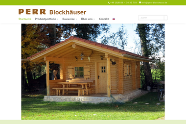 perr-blockhaus.de - Blockhaus Riedering