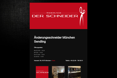 schneider-sendling.de - Schneiderei München