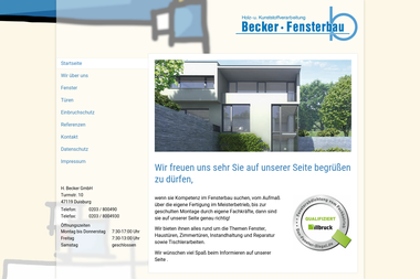 becker-fensterbau.de - Fenstermonteur Duisburg